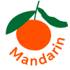 Mandarin-sticker