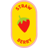 Strawberry-sticker